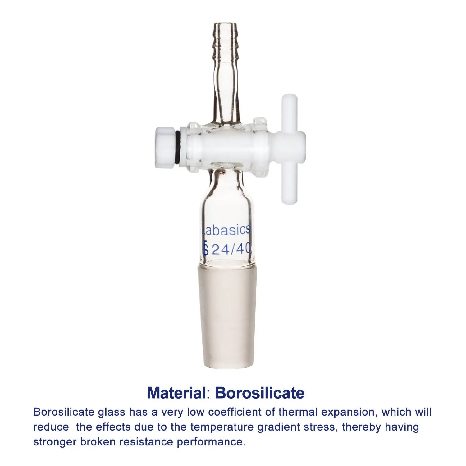 Vacuum Flow Control Adapter, 24/40 Joint Labasics