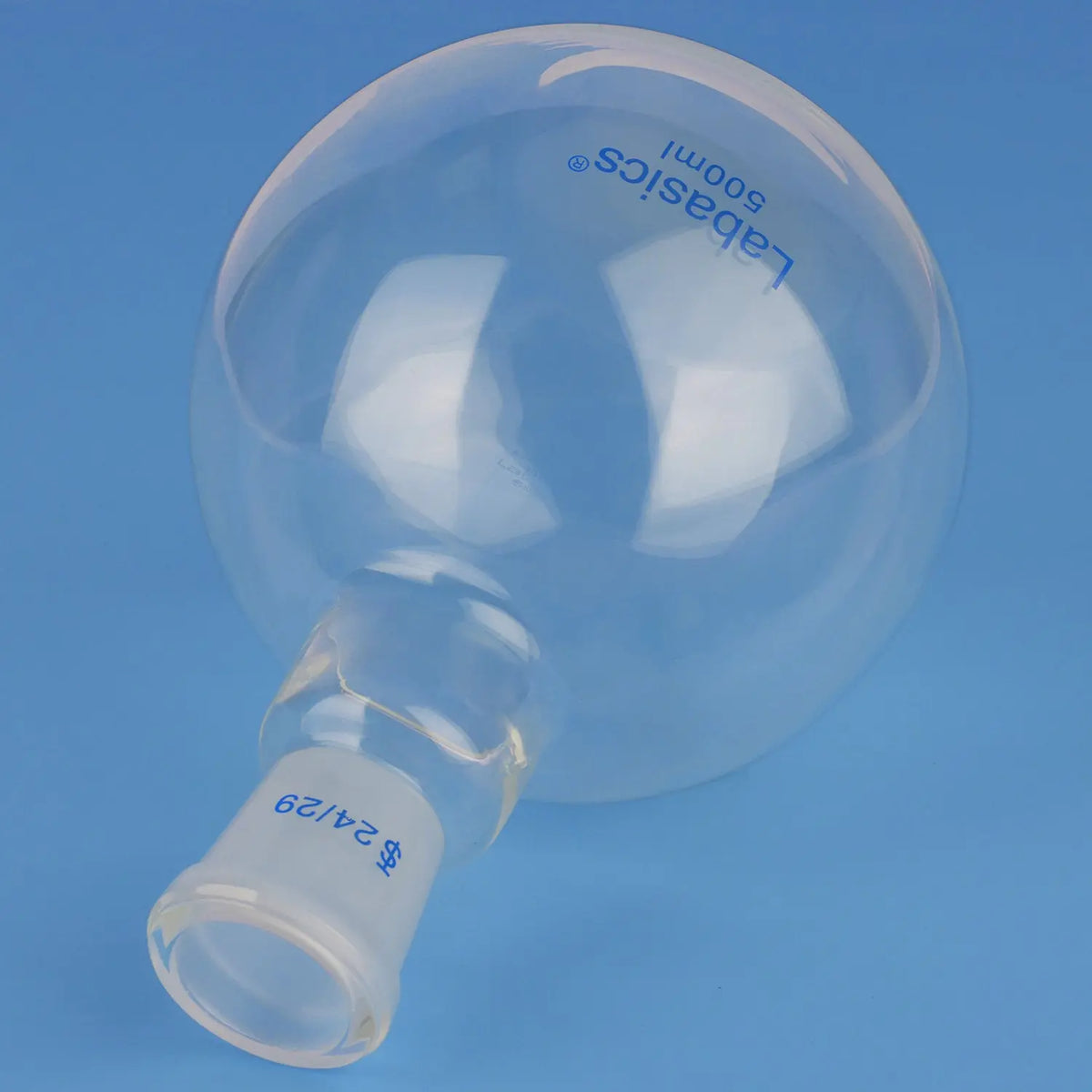 Single Neck Glass Flat Bottom Boiling Flask, 24/29 Standard Joint Labasics