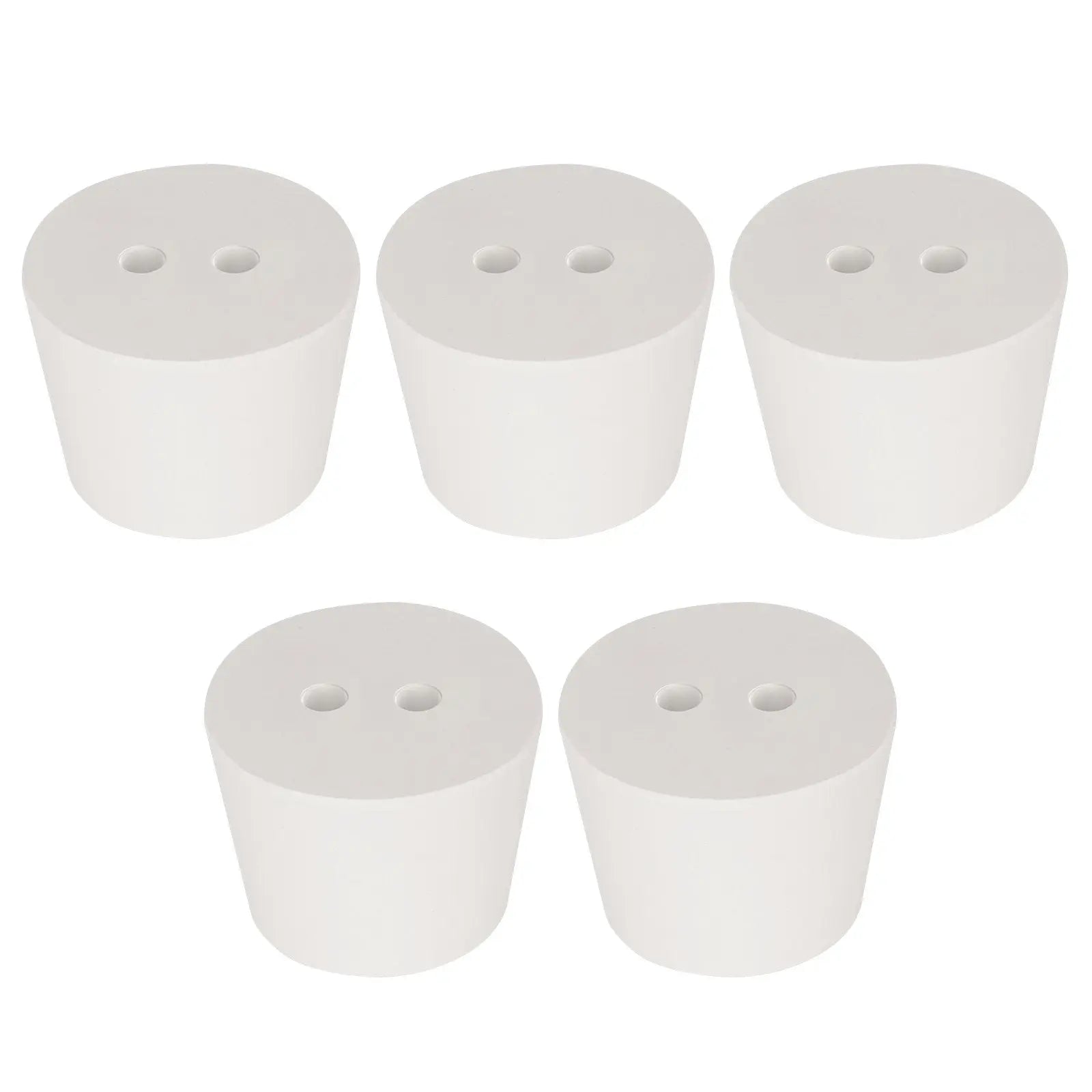 Dual-Hole Rubber Stoppers, 5 Packs Labasics