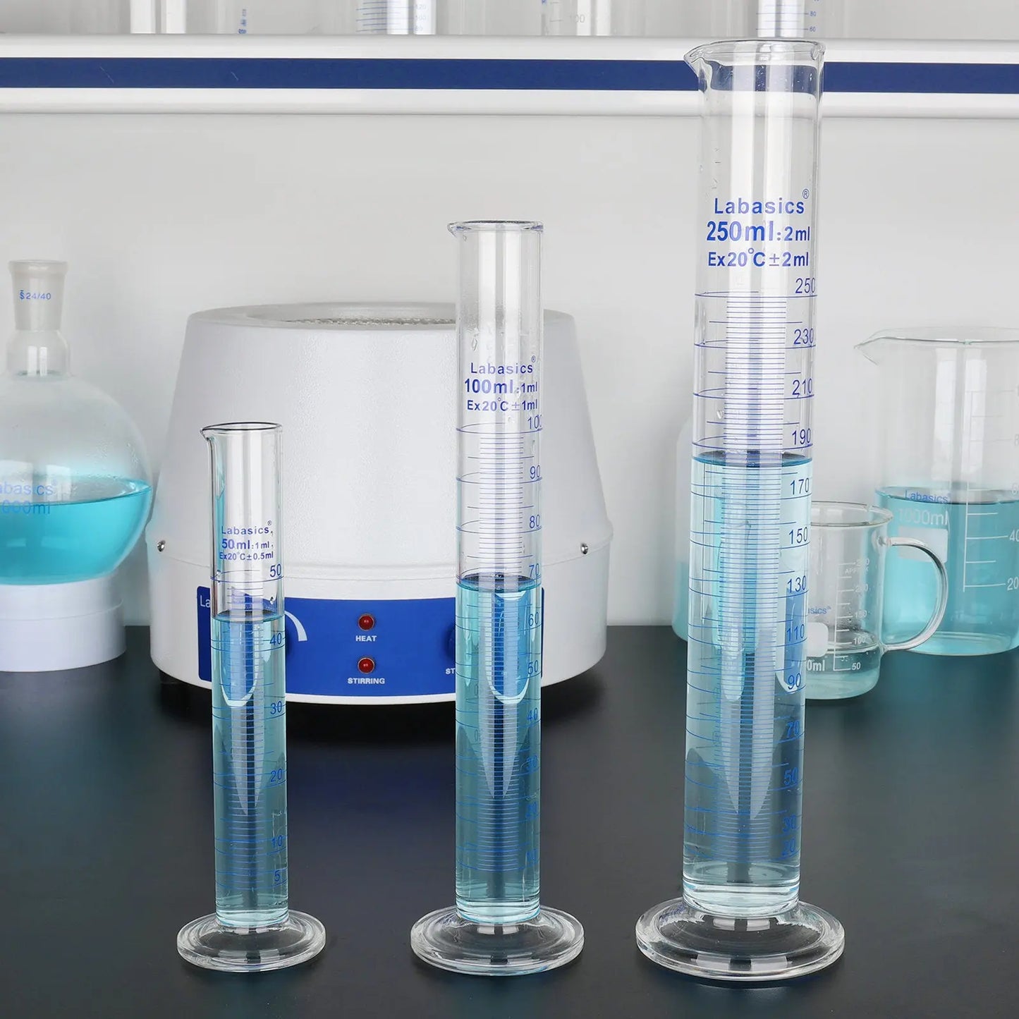 Measuring Cylinder, 10-1000 mL Labasics