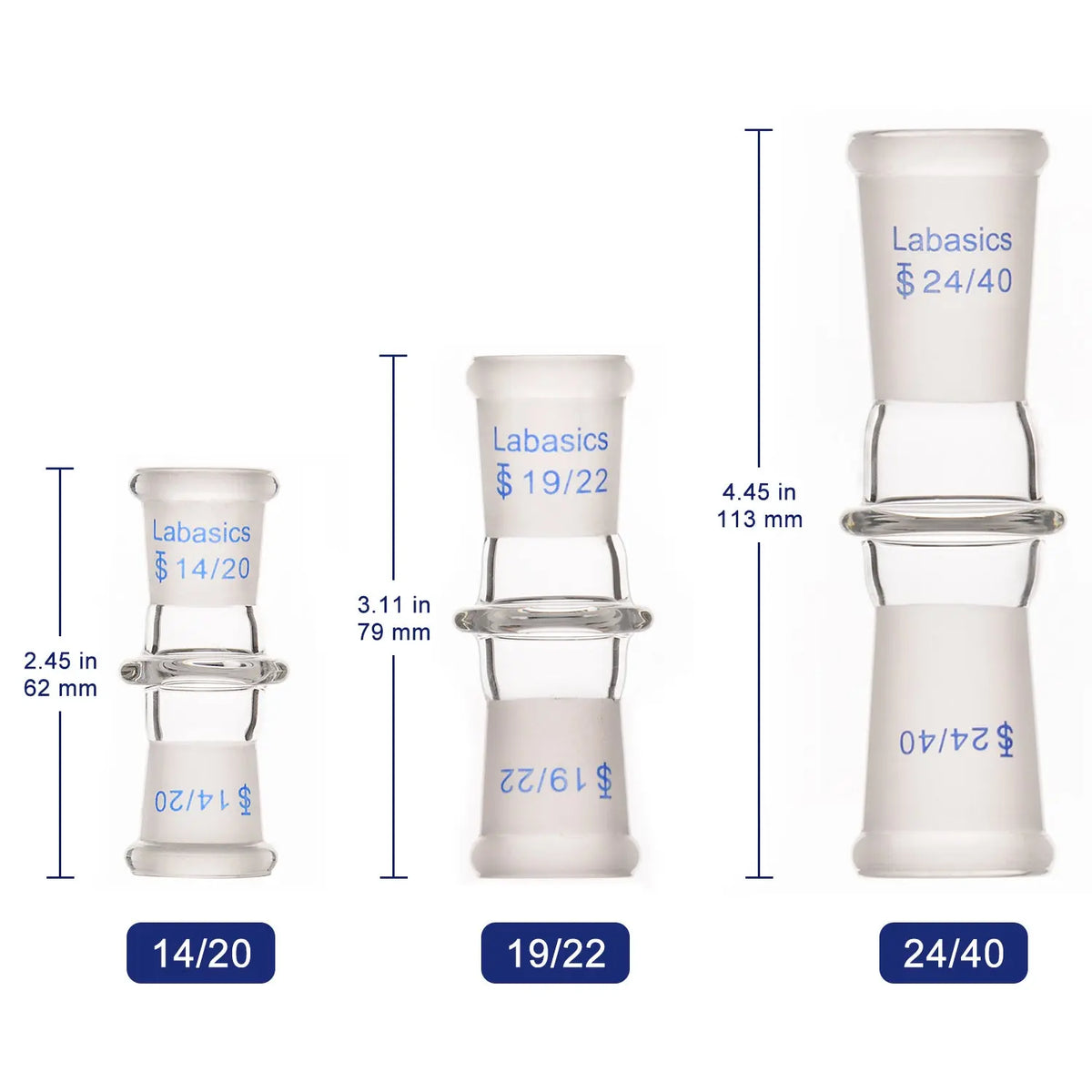Connecting Adapter with Expansion Bulb, Straight, Female Joints Labasics Shop