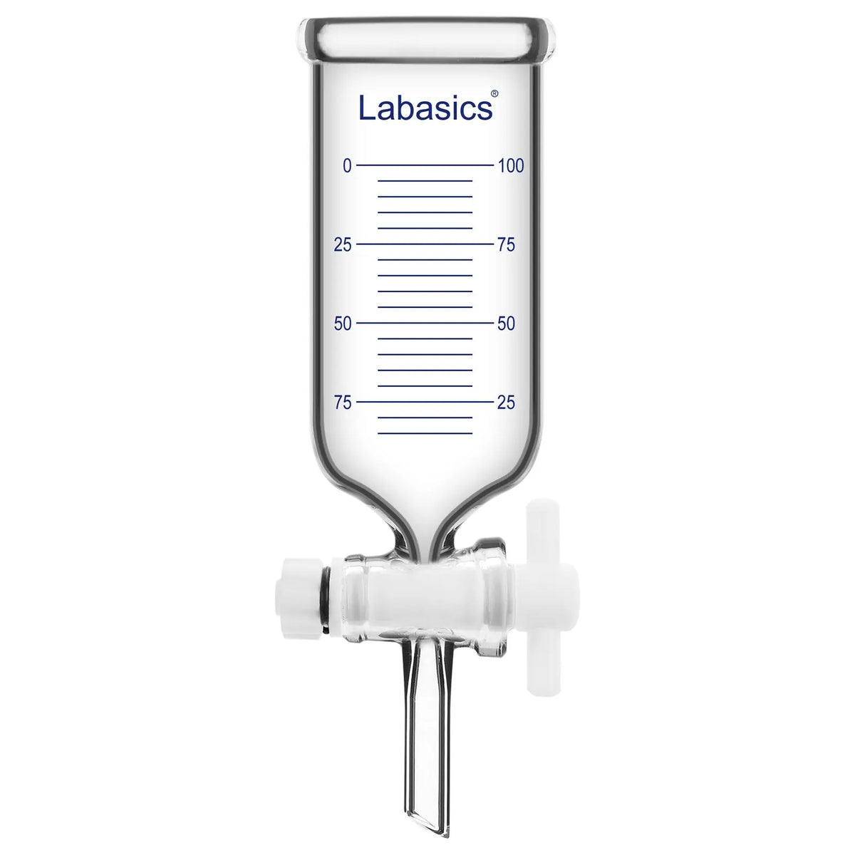 250 mL graduated dropping funnel with PTFE stopcock