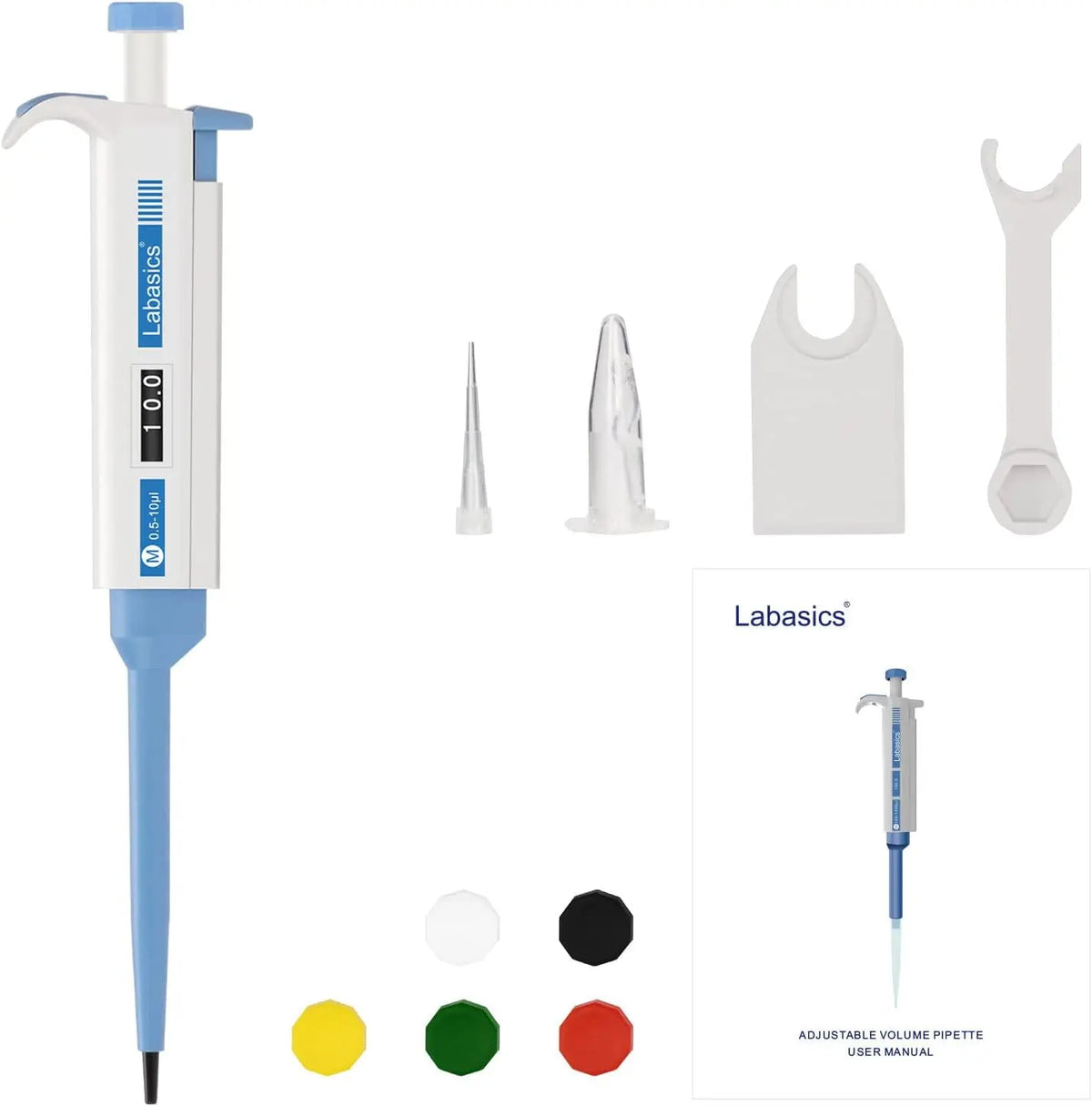 Channel Pipettor Controller with Replaceable Tip Cone Labasics