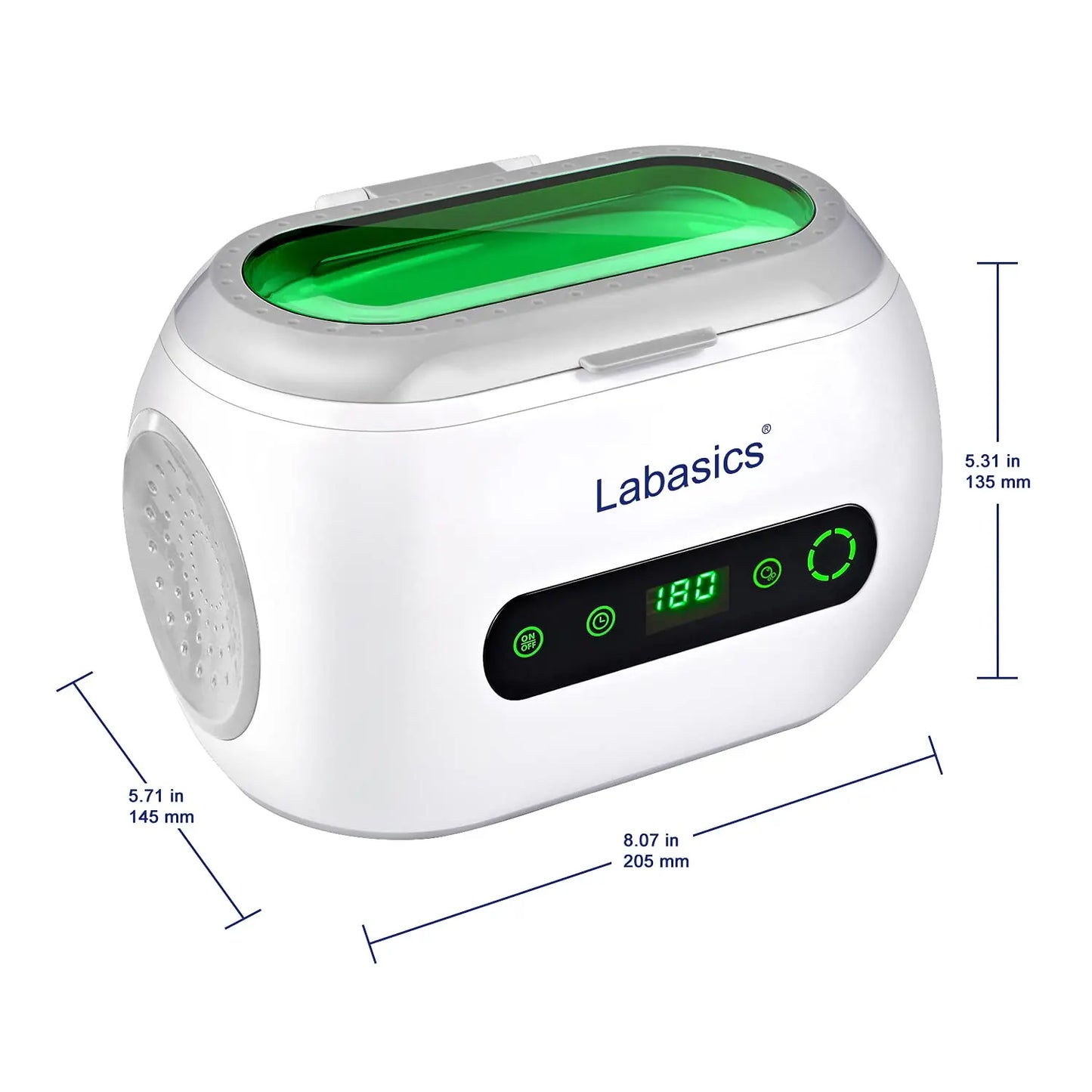 Multi-Purpose Ultrasonic Cleaner, Digital Timer, 600 mL Labasics