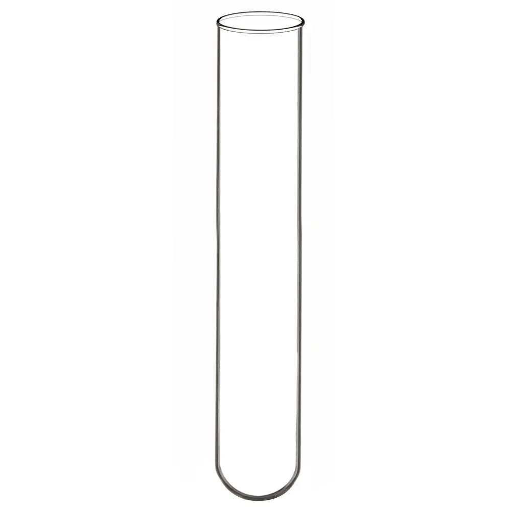 15 Pack Borosilicate Glass Round Bottom Test Tubes, 30 mm OD X 165 mm Length