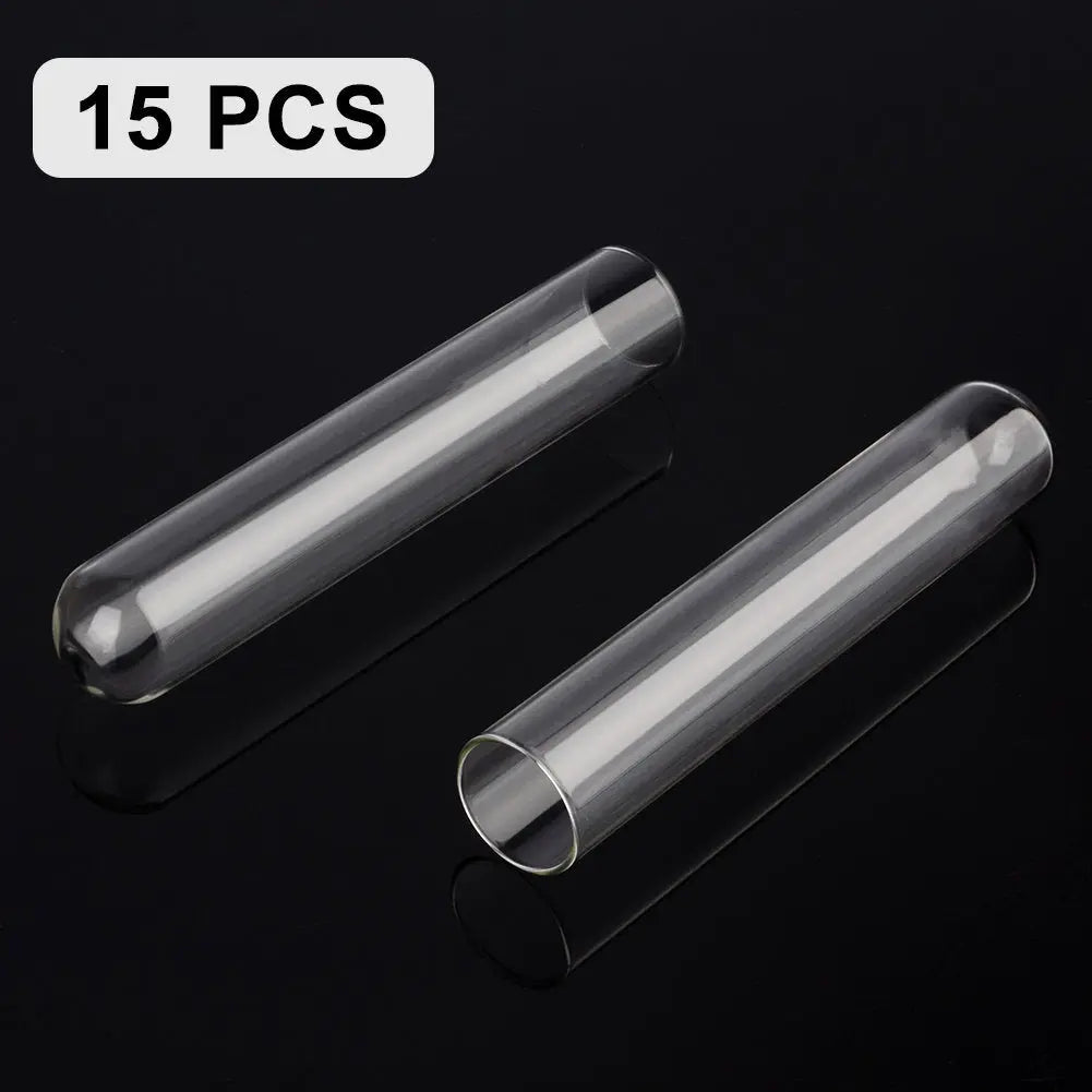 Glass Round Bottom Test Tubes, 30 mm OD X 165 mm Length, 15 Packs Labasics