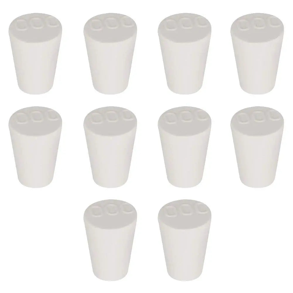 Solid Rubber Stoppers, White Labasics