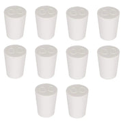 Solid Rubber Stoppers, White Labasics