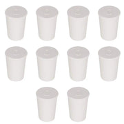Solid Rubber Stoppers, White Labasics