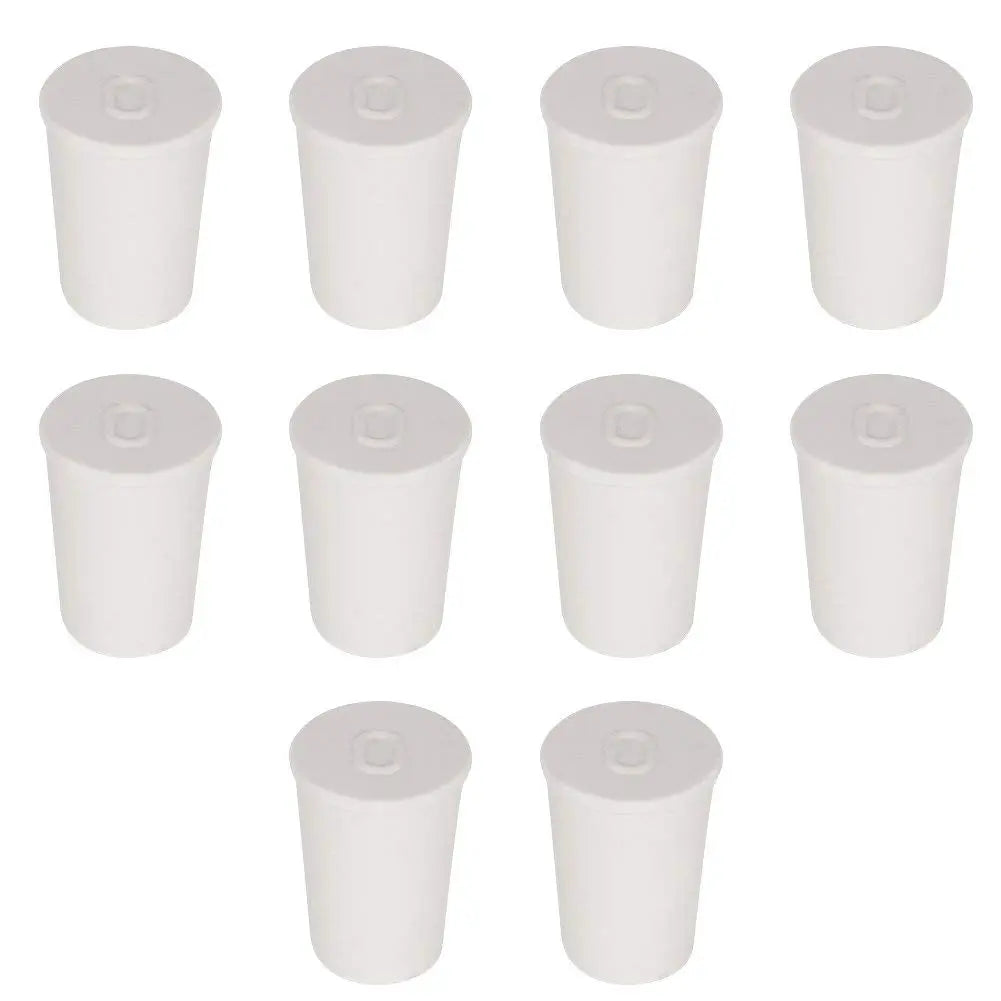 Solid Rubber Stoppers, White Labasics