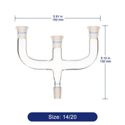 4 Way Claisen Distillation Adapter Labasics