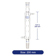 Glass Allihn Condenser, 24/40 Joint Jacket Length Labasics