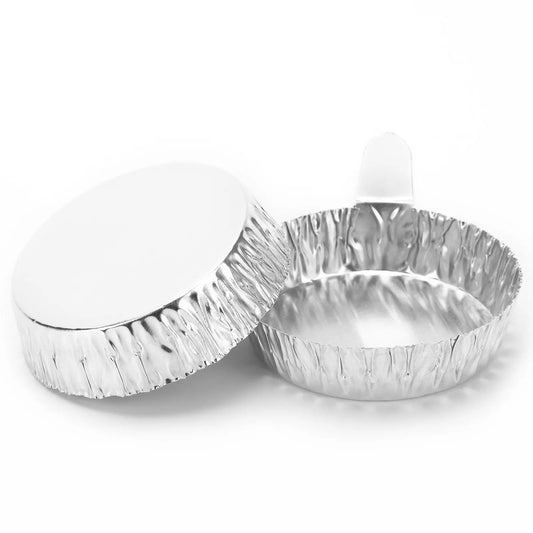 Aluminum Weighing Dishes with Handles, 100 Pack Labasics