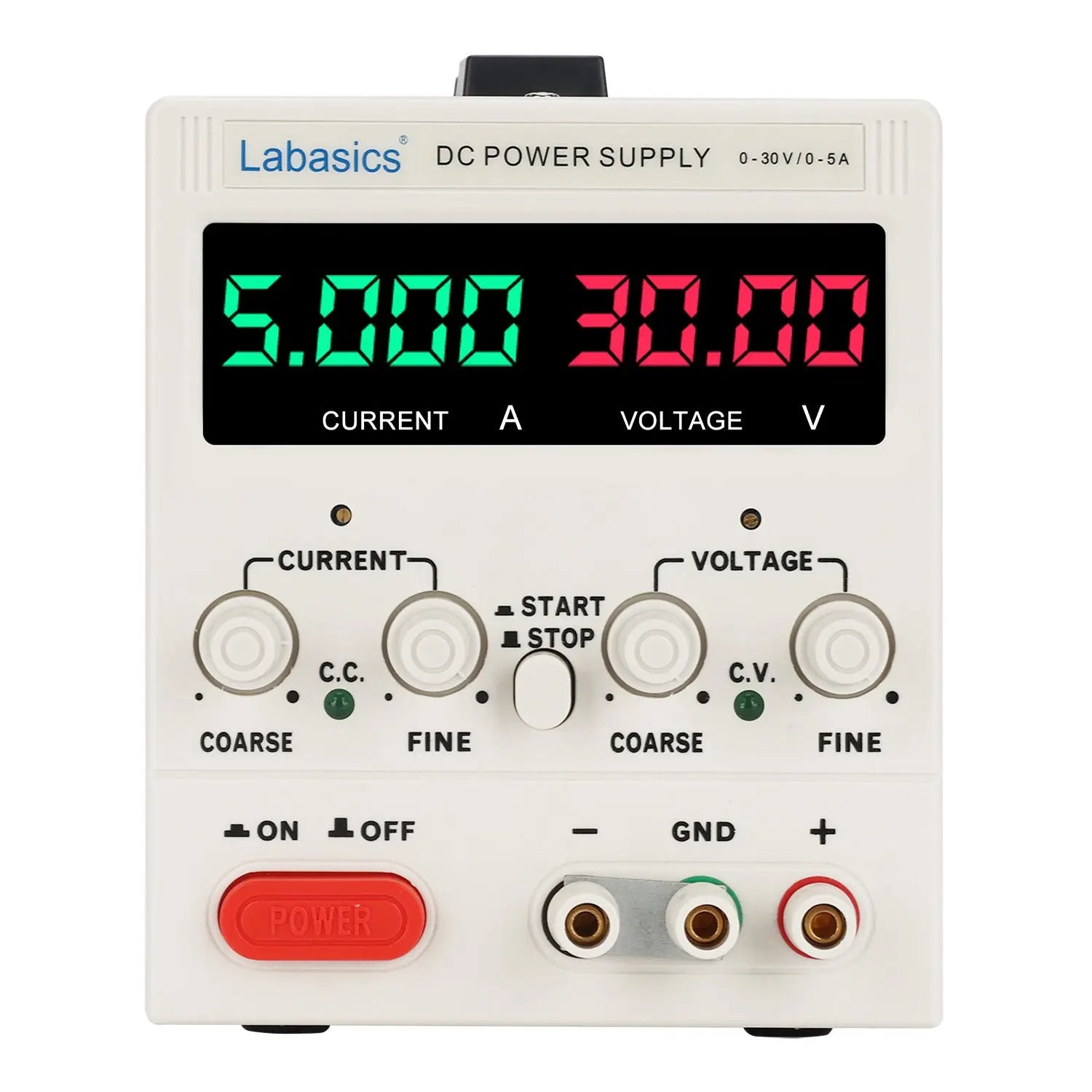 Digital DC Power Supply 30V 5A, High Precision 0.01V Laboratory Bench ...
