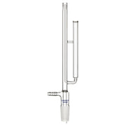 Borosilicate glass NMR tube washer with 24/40 joint, for cleaning 5 mm NMR sample tubes, transparent and durable laboratory equipment
