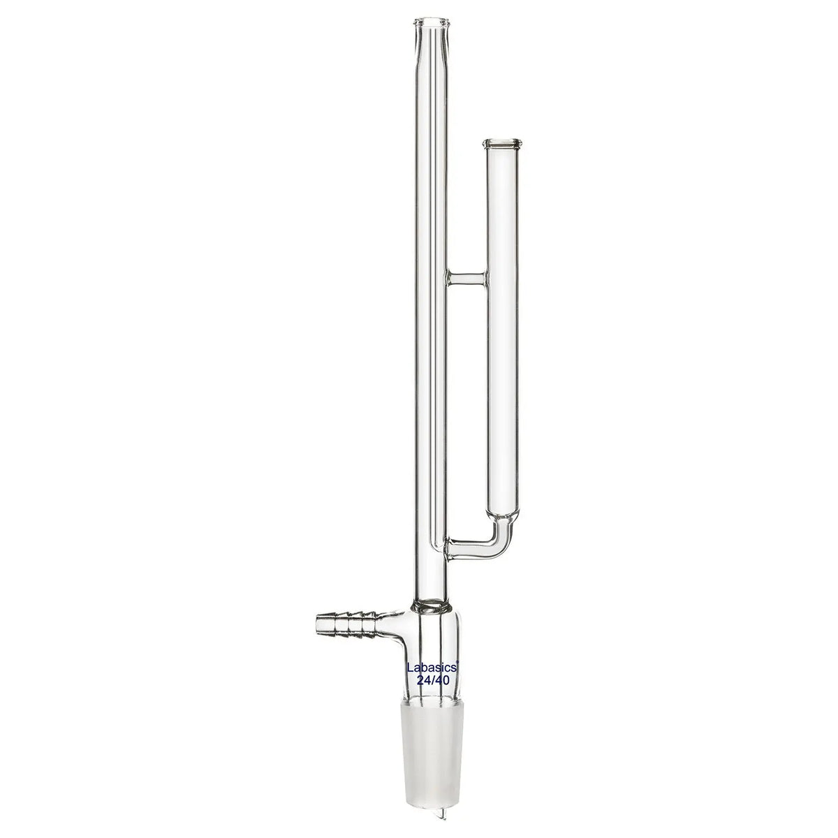 Borosilicate glass NMR tube washer with 24/40 joint, for cleaning 5 mm NMR sample tubes, transparent and durable laboratory equipment
