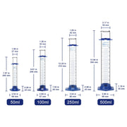 Graduated Cylinder with Bath, 50-500 ml Labasics Shop