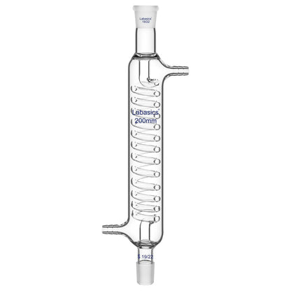 Glass Graham condenser with 19/22 joints and 200 mm jacket length