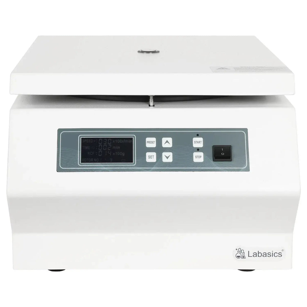 Low-speed digital centrifuge 4000 RPM, 2600×g, swing rotor for laboratory use