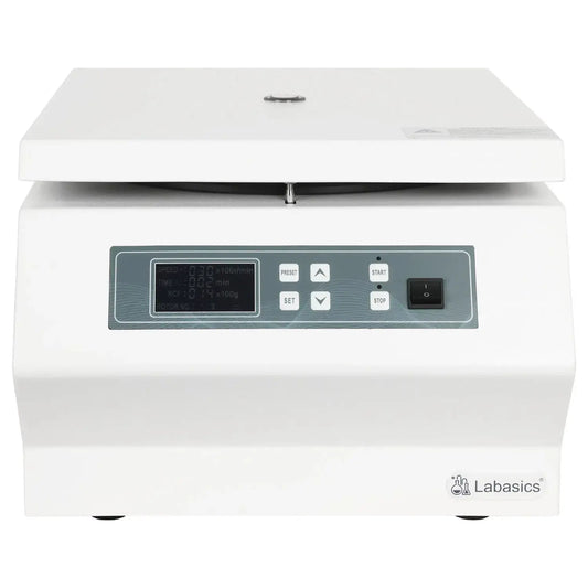 Low-speed digital centrifuge 4000 RPM, 2600×g, swing rotor for laboratory use