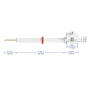 Platinum Electrode Holder, 10x10 mm Platinum Sheet Labasics