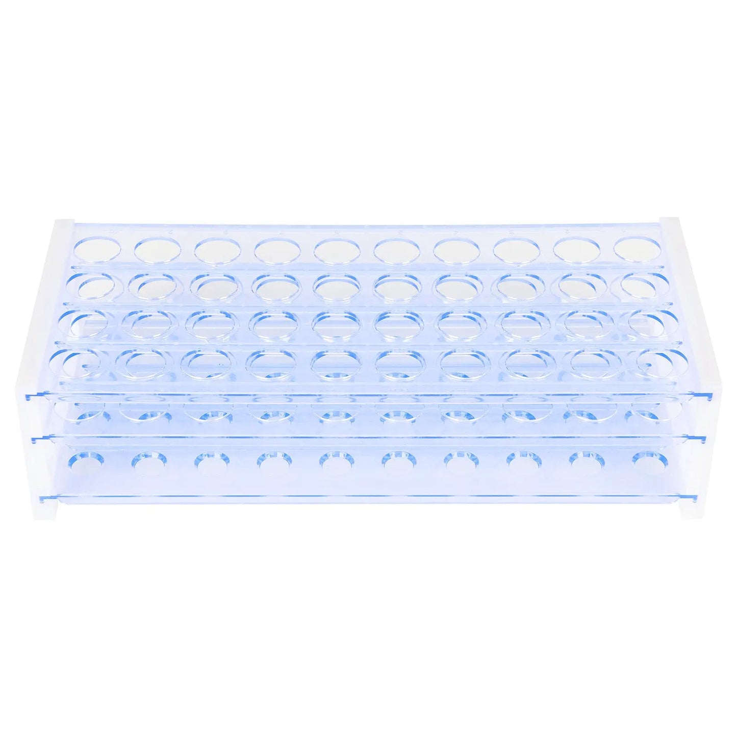 Plastic Test Tube Rack, Compatible with 0.51-0.71 Inch Tubes Labasics