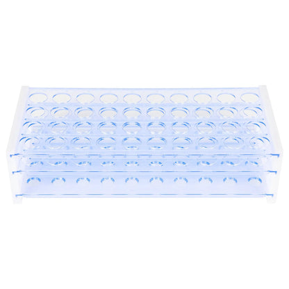Plastic Test Tube Rack, Compatible with 0.51-0.71 Inch Tubes Labasics
