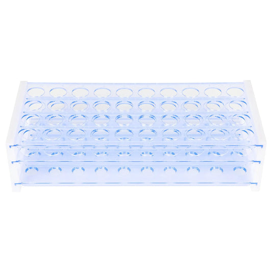 Plastic Test Tube Rack, Compatible with 0.51-0.71 Inch Tubes Labasics