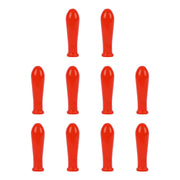 Labasics red silicone pipette caps 10 pack for sealing laboratory glass pipettes
