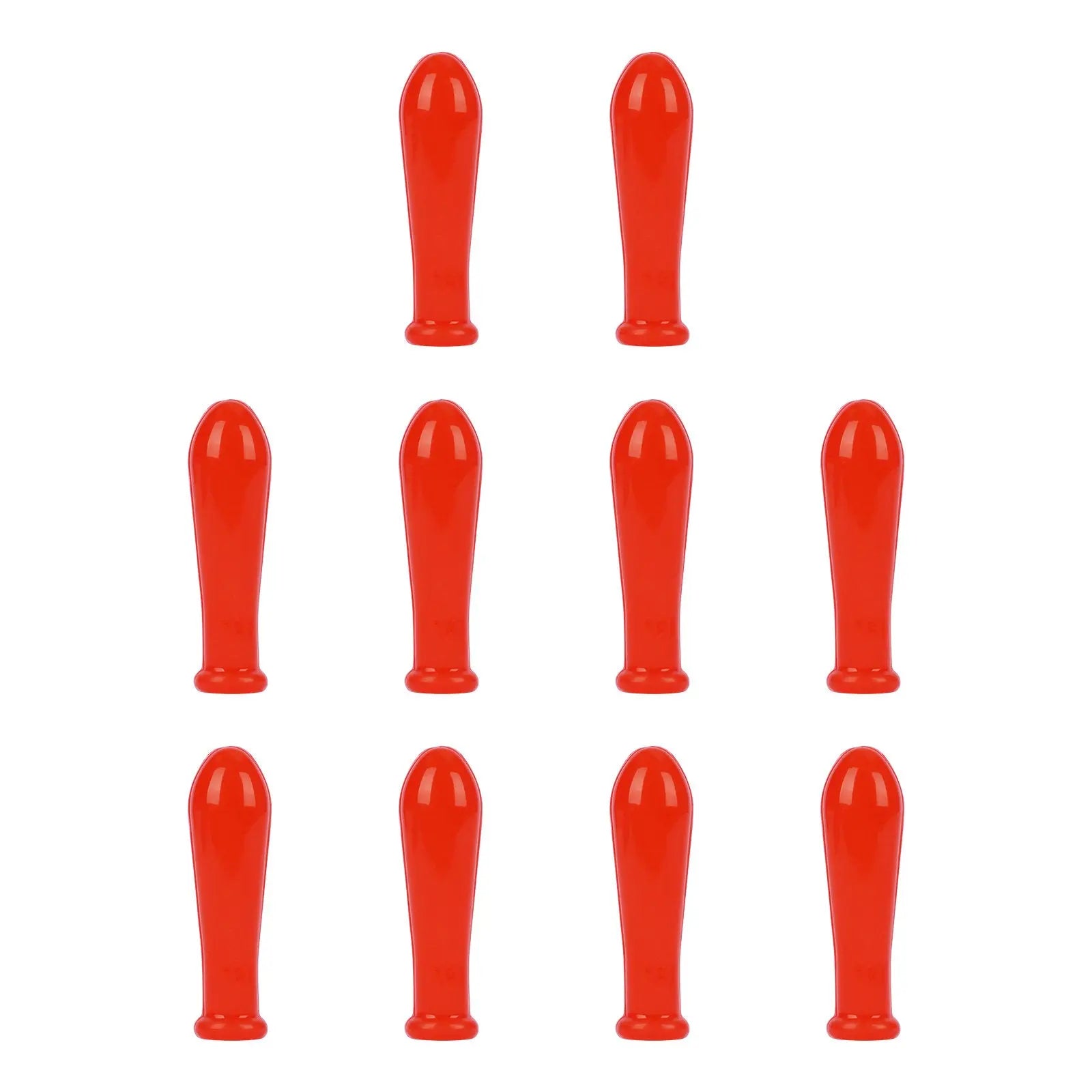 Red Silicone Pipette Caps, 10 Pack Labasics shop