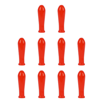 Red Silicone Pipette Caps, 10 Pack Labasics shop