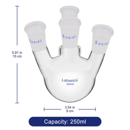 4 Neck Round Bottom Flask, 250-1000 mL Labasics