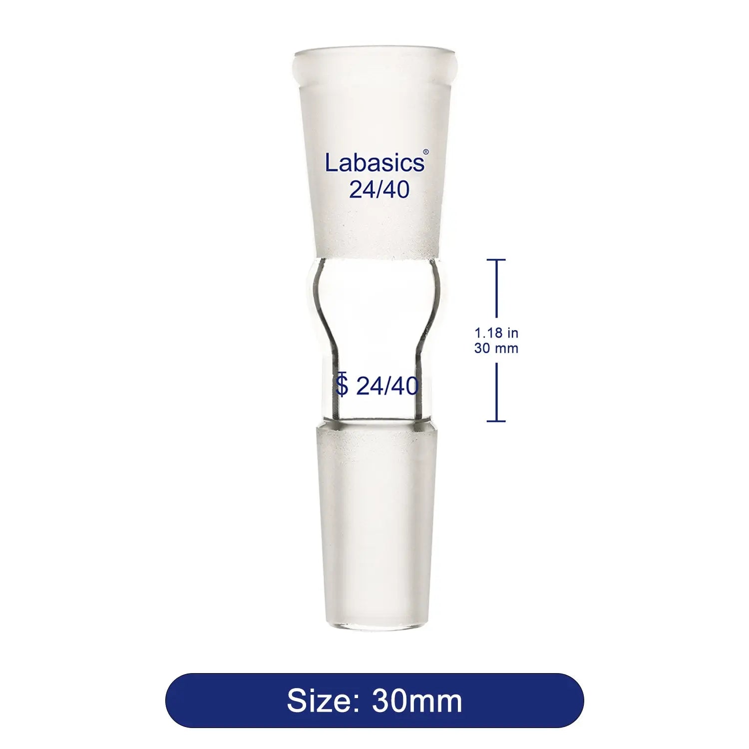 Glass Straight Connecting Adapter Labasics