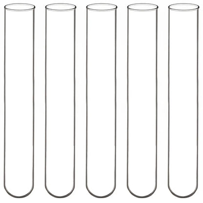 Glass Round Bottom Test Tubes, 20 mm OD X 150 mm Length, 20-50 Packs Labasics