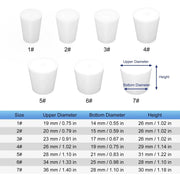 Solid Silicon Stoppers,10 pack Labasics