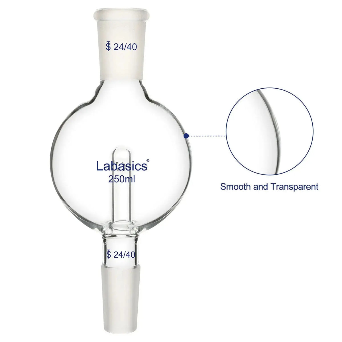 Borosilicate Glass Rotary Evaporator Bump Trap Labasics