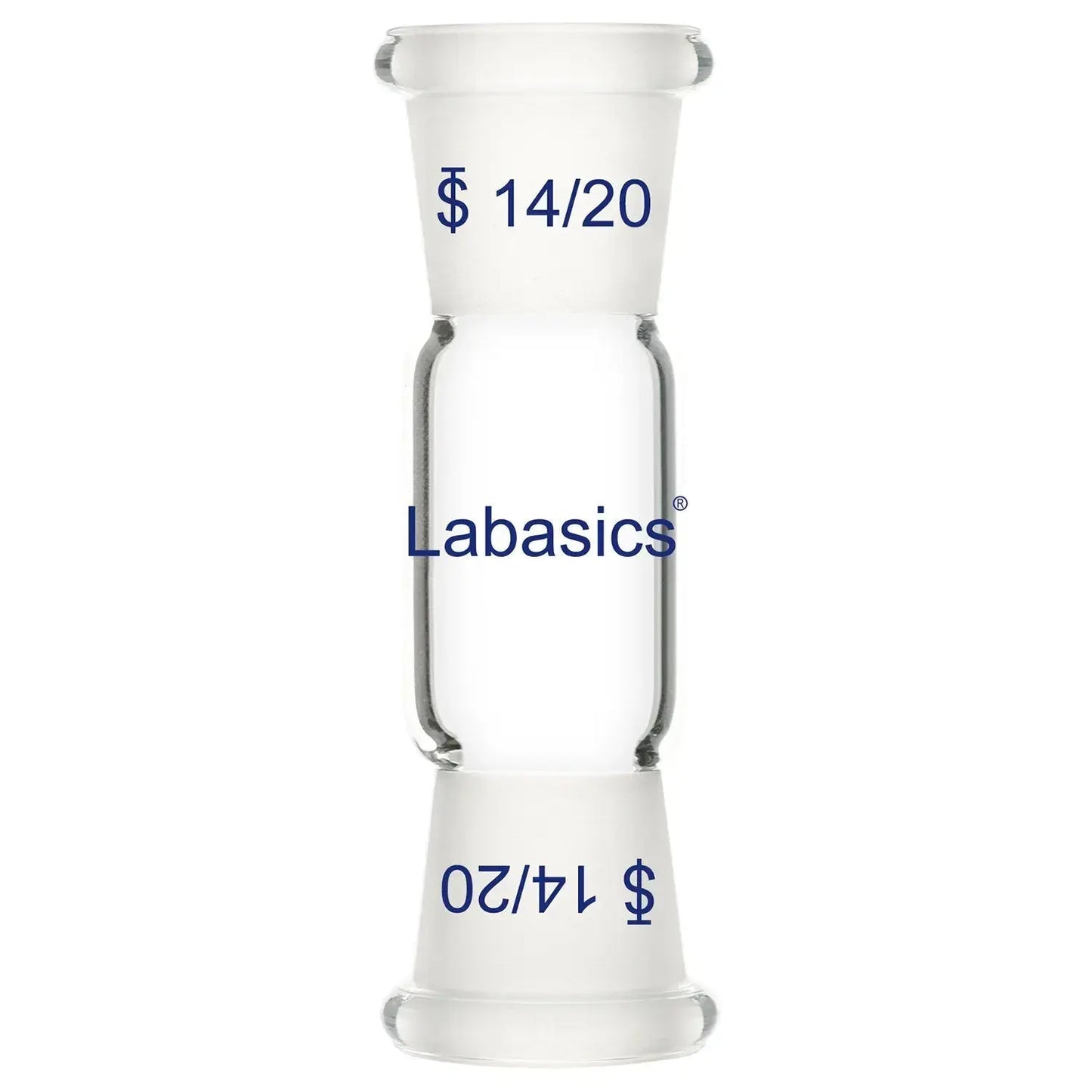 Borosilicate Glass Straight Connecting Adapter Labasics