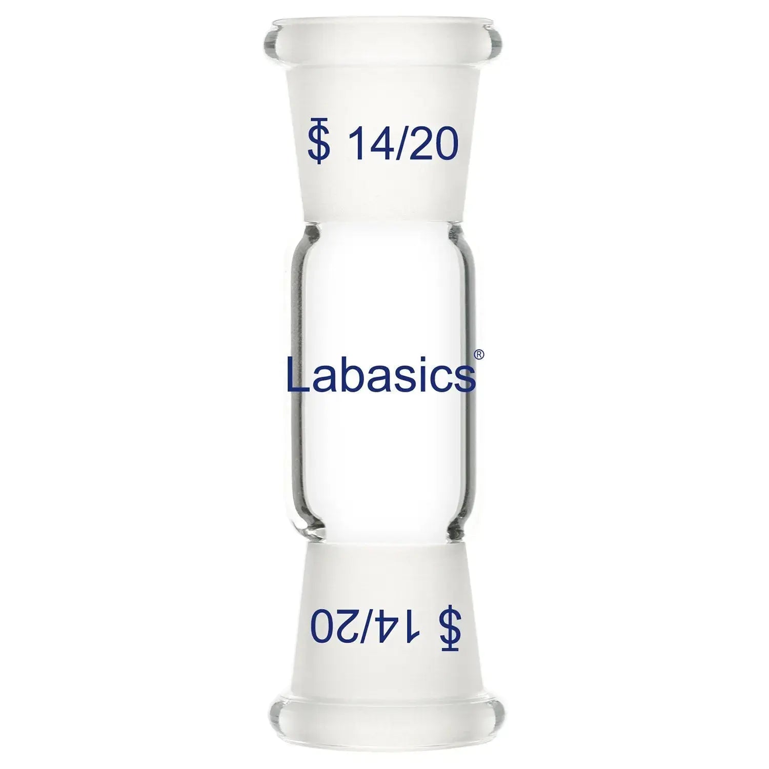 Borosilicate Glass Straight Connecting Adapter Labasics