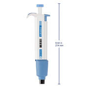 Ergonomic laboratory pipettor, replaceable tip cone, 0.5-5000 μL adjustable