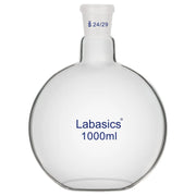 1000 ml 1-neck flat bottom flask, borosilicate glass, 24/29 joint, heavy-wall heating vessel for laboratory reactions