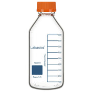 Transparent Media Storage Bottle, Borosilicate Glass, 250–2000 mL Labasics Shop