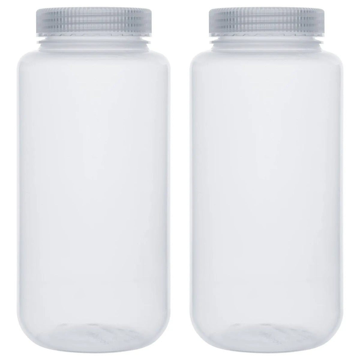 1000 ml PP storage bottle, transparent chemical container with leak-resistant cap