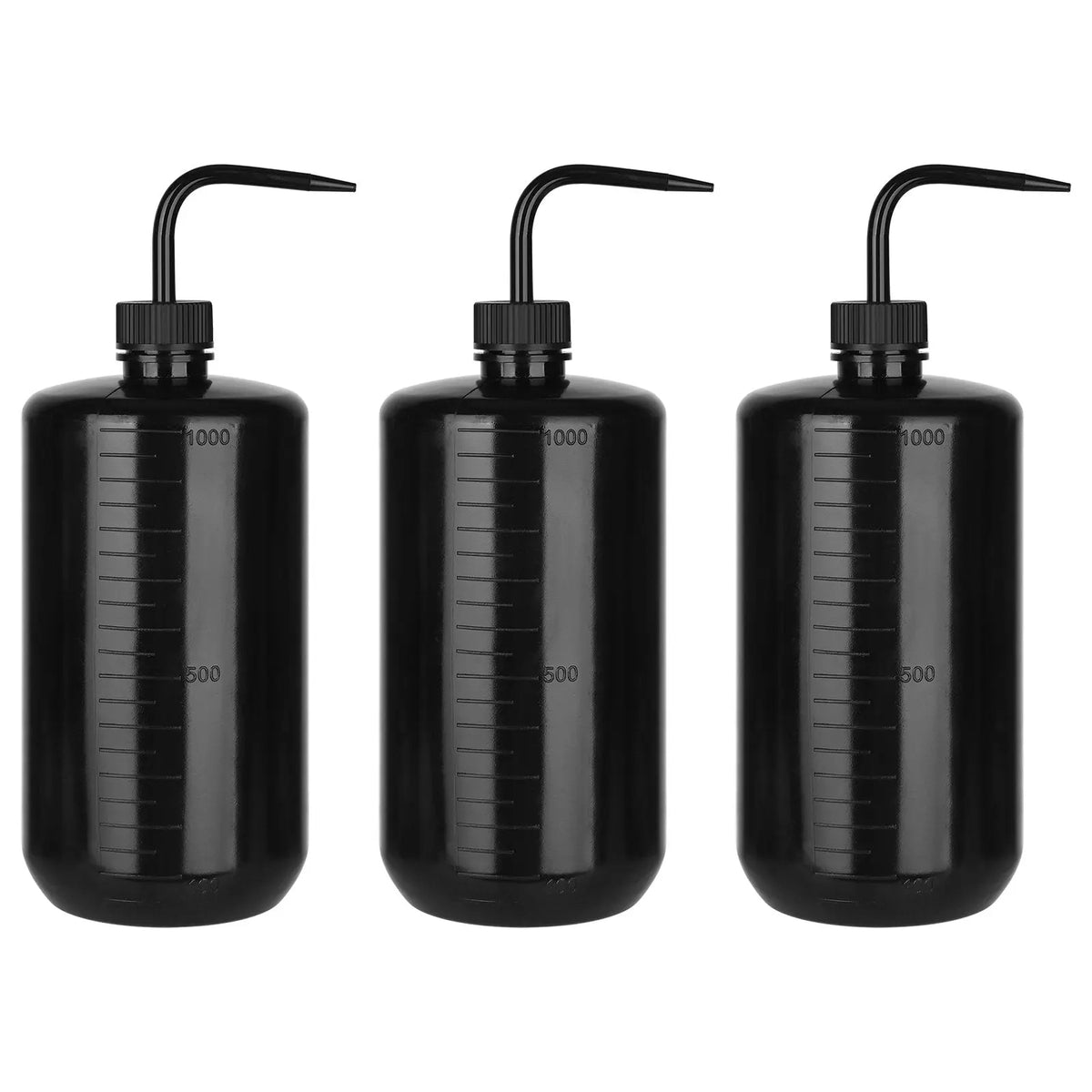 LDPE Wash Bottle, Black, 3 Pack, 250-500 ml Labasics