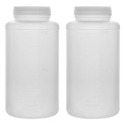 HDPE wide mouth plastic reagent bottle, 1000 mL, with screw cap