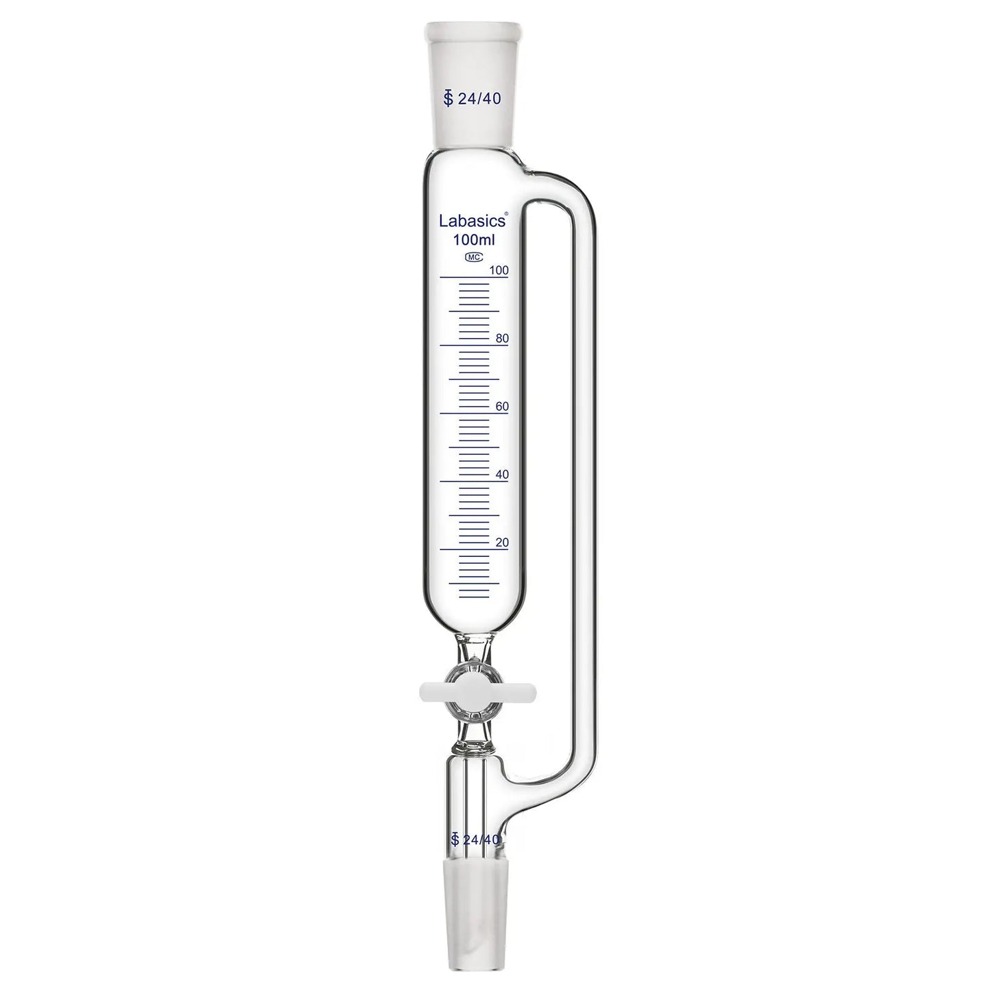 Graduated Pressure Equalizing Addition Funnel, 50-100 mL Labasics