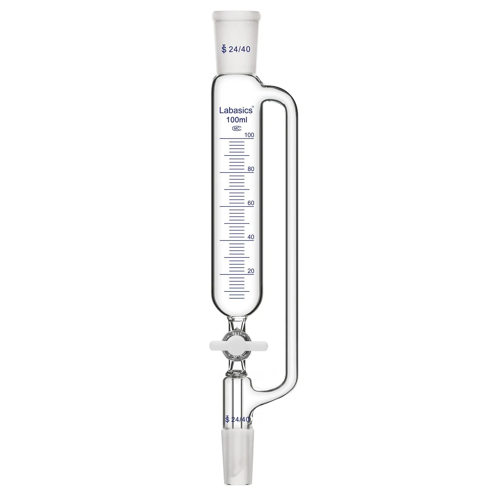 Graduated Pressure Equalizing Addition Funnel, 50-100 mL Labasics