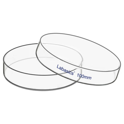Glass Petri Dish with Lid, 60-150 mm Outer Diameter Labasics