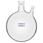 10 L dual neck reaction flask for distillation reflux addition funnel setup