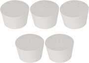 Solid Rubber Stoppers, White Labasics