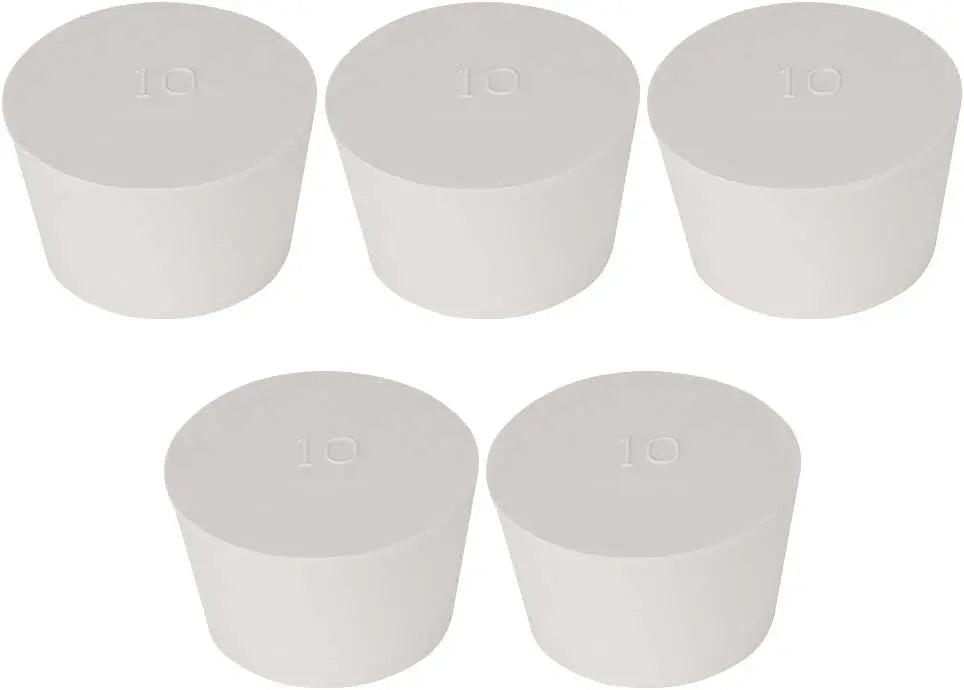 Solid Rubber Stoppers, White Labasics